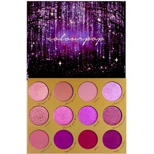 Colourpop Enchanted Eyeshadow Palette Matte Shimmery Metallic Cruelty-Free